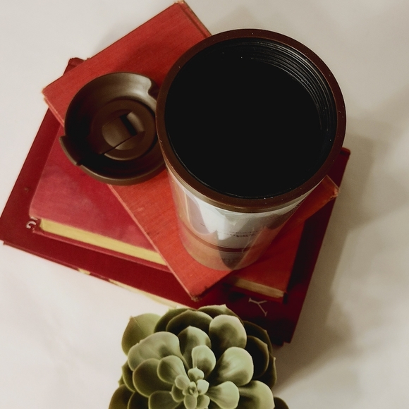 Tall Starbucks 1971 Pike Place 16 oz Thermal Lidded Travel Cup - Picture 6 of 12